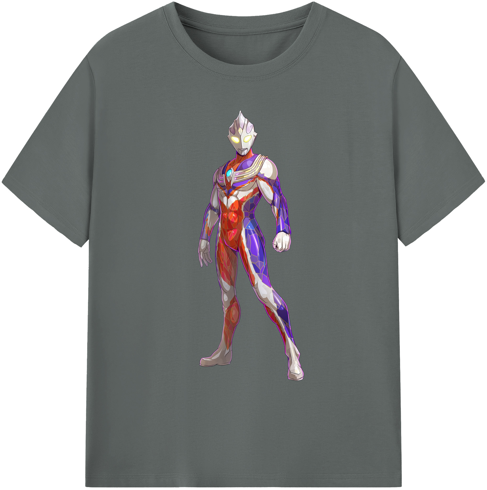 （画像用） ウルトラマン Ultraman 綿100％ メンズ半袖Tシャツ｜肌触りやわらか＆通気性